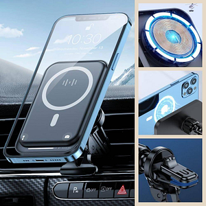 15W Magnetic Wireless-Charging Phone Holder Gadgets & Electronics  