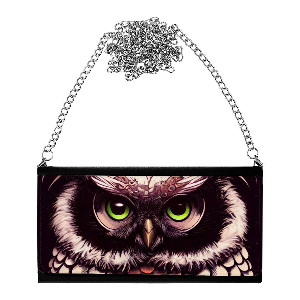 Cartoon Owl Art Women's Wallet Clutch - Colorful Design Clutch for Women - Animal Print Women's Wallet Clutch Bags & Wallets Fashion Accessories  