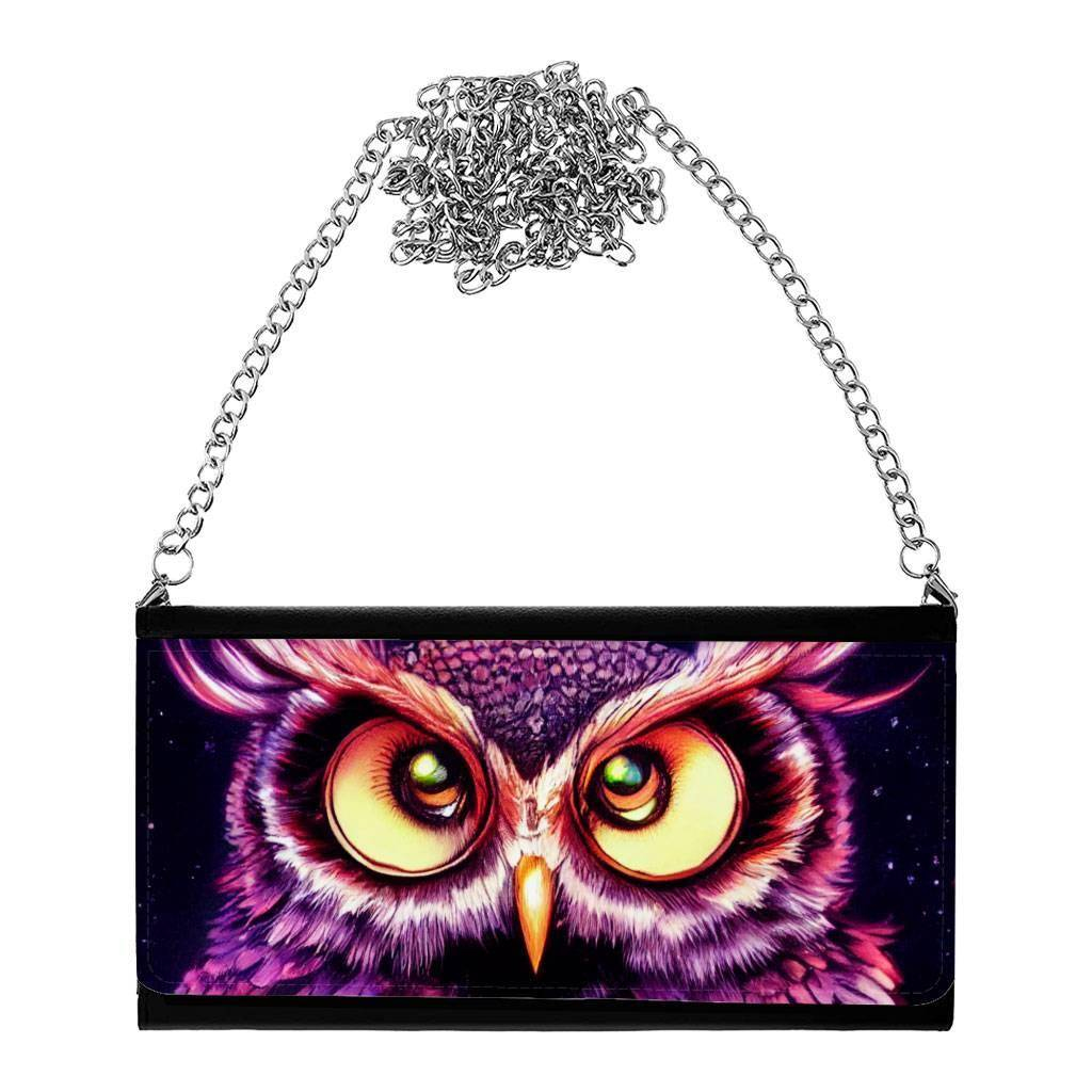 Night Owl Women's Wallet Clutch - Owl Art Clutch for Women - Printed Women's Wallet Clutch Bags & Wallets Best Sellers Fashion Accessories  