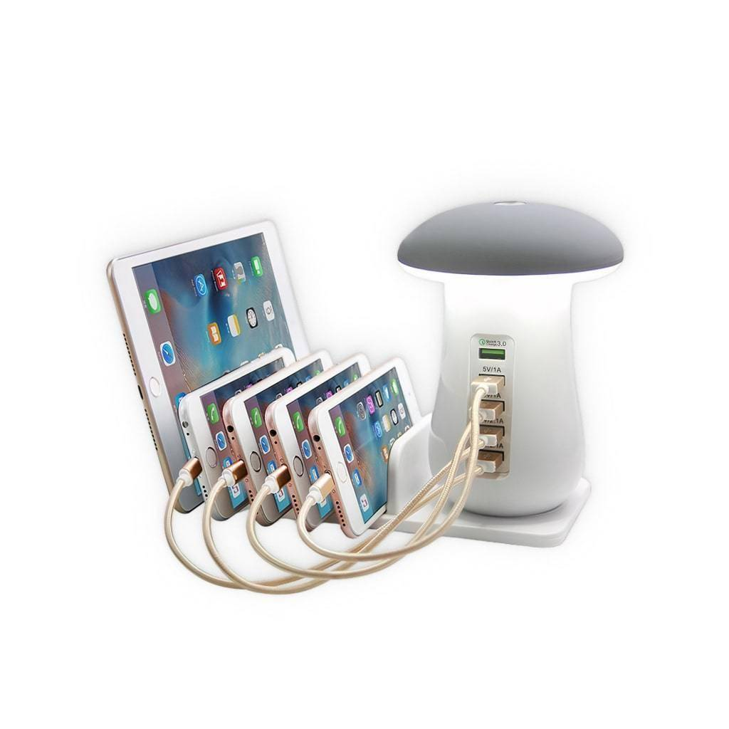 Mushroom Lamp Charger Station Gadgets & Electronics New Arrivals Smart Electronics 