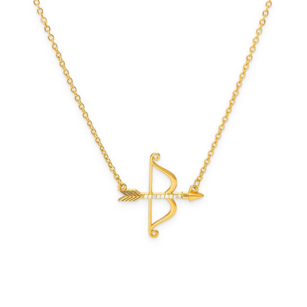 Cupid’s Arrow Pendant Necklace Women Jewelry Women's Clothing & Accessories Women's Fashion  