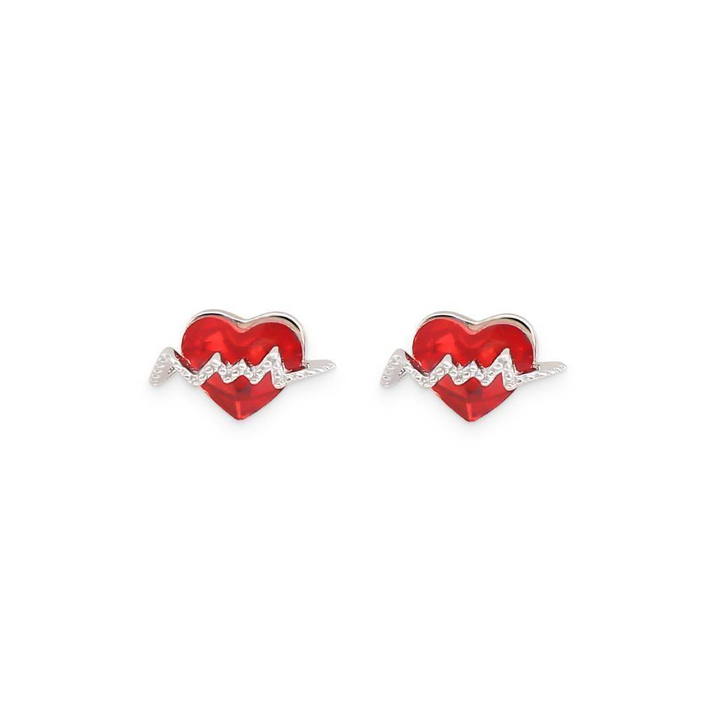 Heart Stud Earrings  